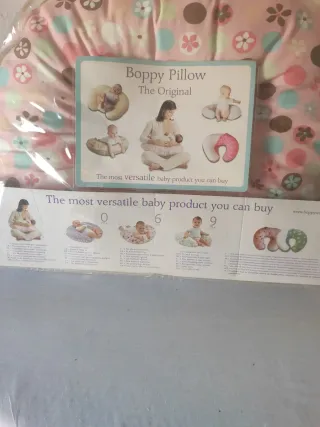 Cojín de Lactancia Boppy Flores Rosas