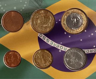 Brasile - Divisionale 6 Monete 1 Real Bimet.