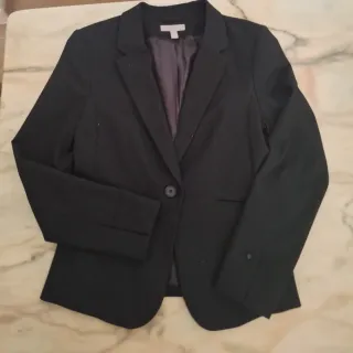 Traje de 4 piezas negro y blanco
