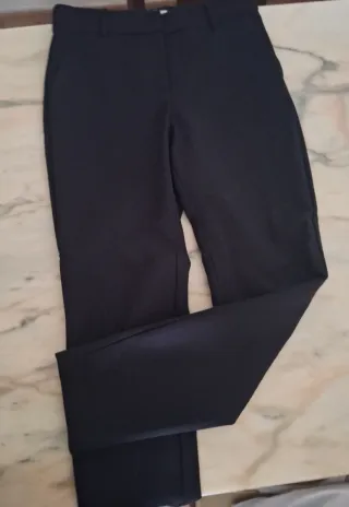 Traje de 4 piezas negro y blanco