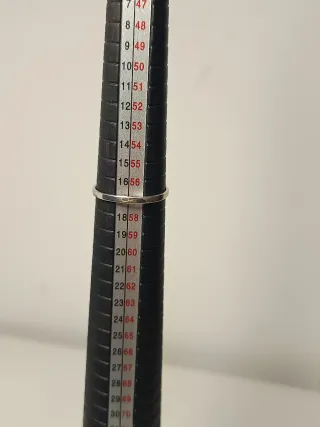 Anillo Plata Ley Yin Yang 17mm/T. 57