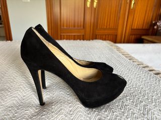Tacones italianos negros Talla 39 zanetti