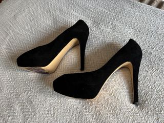 Tacones italianos negros Talla 39 zanetti
