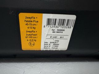 Maxi-Cosi Cabriofix + Base Isofix