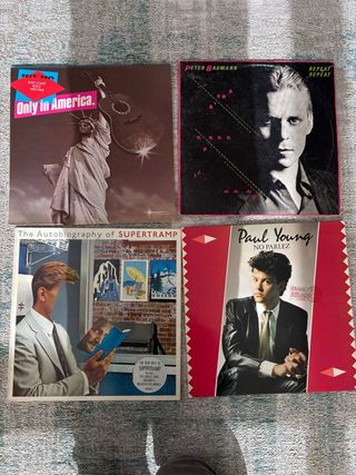 Vinilos peter baumann, Supertramp, Paul Young