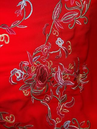 Mantoncillo Flamenco Rojo