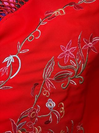 Mantoncillo Flamenco Rojo