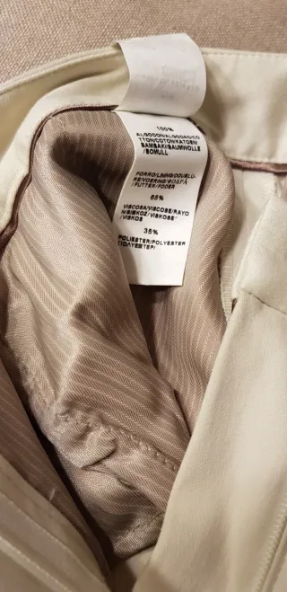 Traje pantalón Massimo Dutti beige