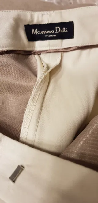 Traje pantalón Massimo Dutti beige