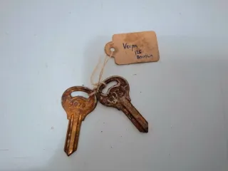 Llaves bloqueo dirección Vespa 125 Bocolo