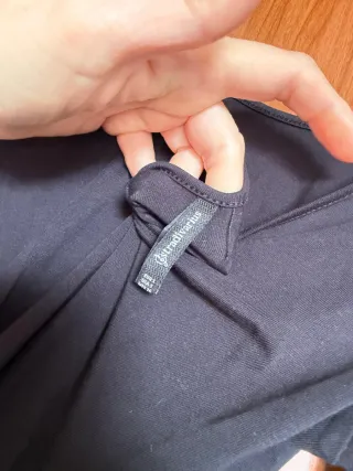 Body negro manga larga mujer