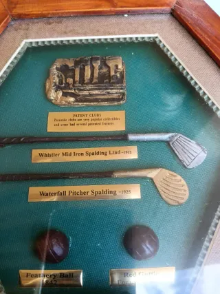 Caja Madera Golf Antiguo