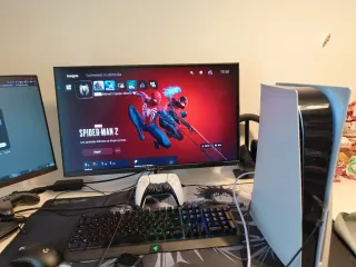 PS5 Slim Disco + Mando + Marvel's Spider-Man 2