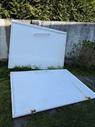 Puertas de hierro blancas