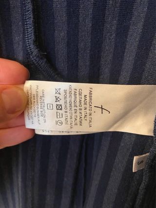 Blazer Falconeri cotone righe blu