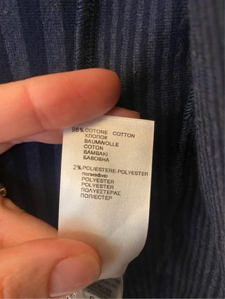 Blazer Falconeri cotone righe blu