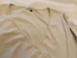 Camiseta cruzada Adolfo Domínguez beige talla M