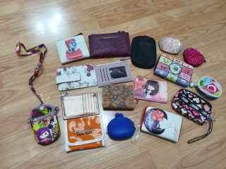 Lote de Carteras y Monederos