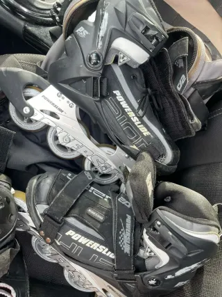Patines Powerslide y protecciones