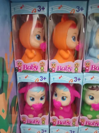 Mini muñecas Bebés Llorones Lágrimas Mágicas