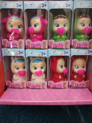 Mini muñecas Bebés Llorones Lágrimas Mágicas