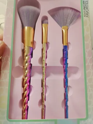 Diadema Orejas + Antifaz Panda + Brochas unicornio