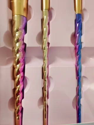 Diadema Orejas + Antifaz Panda + Brochas unicornio