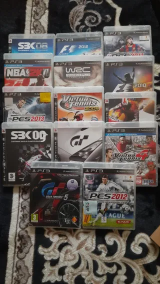 14 Juegos PS3: Gran Turismo, PES, Virtua Tennis...