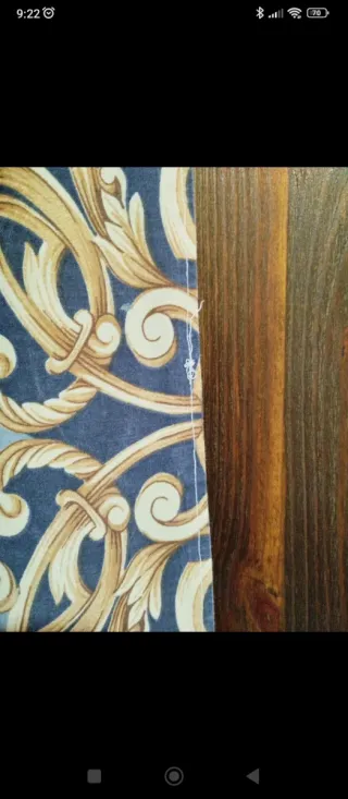 Tende eleganti blu e oro