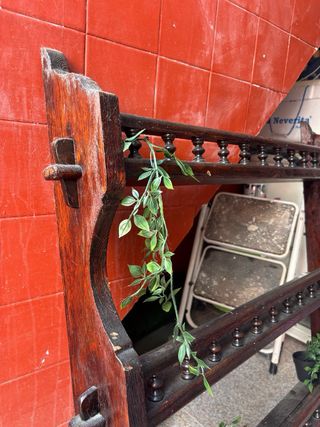 Revistero rústico madera maciza