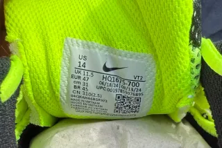 Nike Air Pegasus 2005 plateadas y amarillas