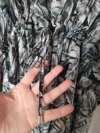 Blusa Estampada Hojas Talla Única