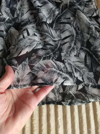 Blusa Estampada Hojas Talla Única