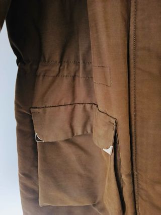 Parka TRAFALUC marrón con forro