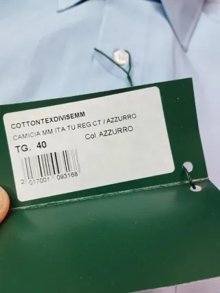 Camicia uomo Del Mare 1911 azzurra