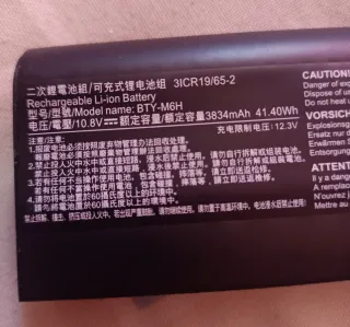 Batería portátil MSI GE62, GE72, GP62, PE60