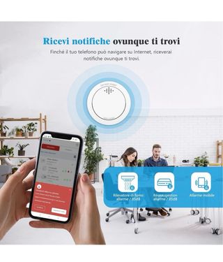 Rilevatore fumo Xindum con stazione base