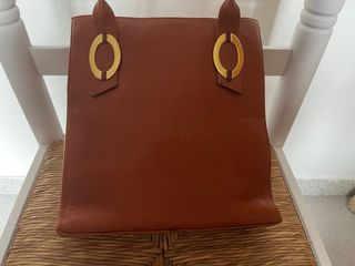 Bolso de mano mujer marrón