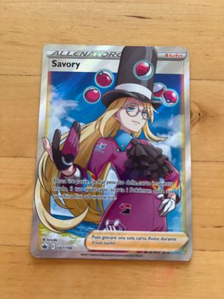 Carta Pokemon Allenatore Savory Full Art