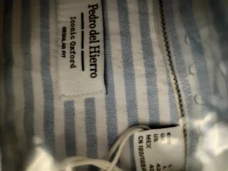 Camisa Pedro del Hierro Rayas Azul/Blanco