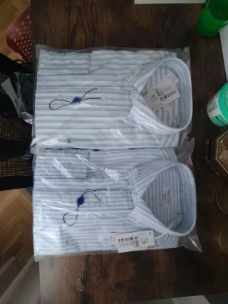 Camisa Pedro del Hierro Rayas Azul/Blanco