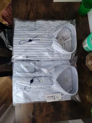 Camisa Pedro del Hierro Rayas Azul/Blanco