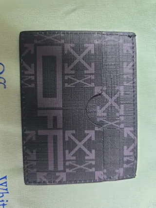 Portacarte Off-White Uomo Nero