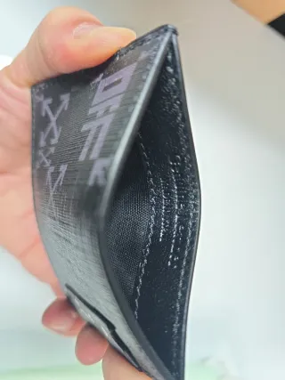 Portacarte Off-White Uomo Nero