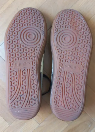 Zapatillas Puma Palermo Negras y Beige