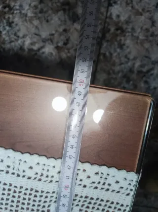 Mesa de centro elevable madera y cristal