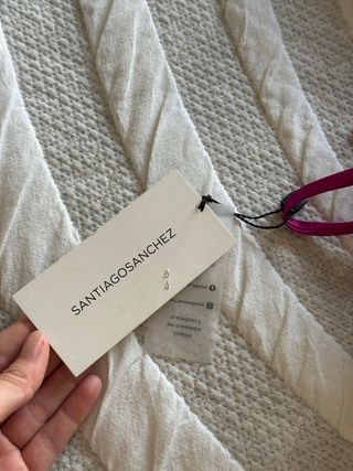 Vestido fiesta Santiago Sanchez Buganvilla