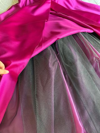 Vestido fiesta Santiago Sanchez Buganvilla