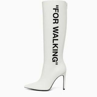 Nuevas sin estrenar botas tacón altas en blanco