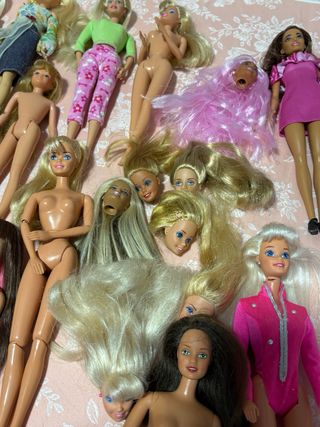 Conjunto di bambole Barbie anni '90